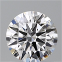 Lab Grown Diamond 4.05 Carats, Round with Ideal Cut, D Color, VVS2 Clarity and Certified by IGI
