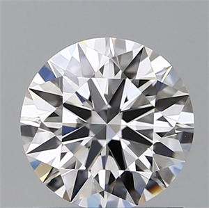 Picture of Lab Grown Diamond 4.05 Carats, Round with Ideal Cut, D Color, VVS2 Clarity and Certified by IGI
