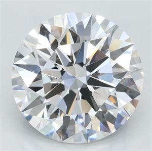 Picture of Lab Grown Diamond 3.19 Carats, Round with Excellent Cut, D Color, VVS1 Clarity and Certified by GIA