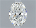 Diamante Natural 0.42 quilates, Ovalado , Color G, claridad VVS2 y certificado GIA