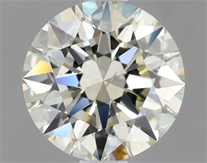 Picture of Natural Diamond 0.91 Carats, Round with Excellent Cut, M Color, SI1 Clarity and Certified by HRD