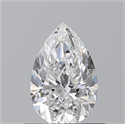 Diamante Natural 0.70 quilates, De pera , Color D, claridad VS1 y certificado GIA