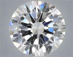 Picture of Lab Grown Diamond 6.01 Carats, Round with Excellent Cut, D Color, VVS2 Clarity and Certified by IGI