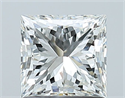 Natural Diamond 1.01 Carats, Princess with  Cut, H Color, VS2 Clarity and Certified by GIA