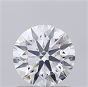 Lab Grown Diamond 1.31 Carats, Round with Ideal Cut, D Color, VS2 Clarity and Certified by IGI