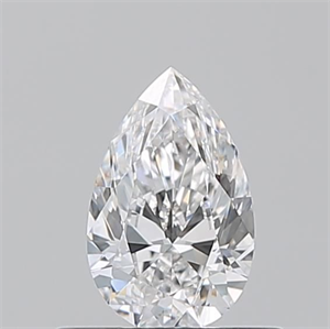 Picture of Natural Diamond 0.50 Carats, Pear with  Cut, E Color, VVS2 Clarity and Certified by GIA