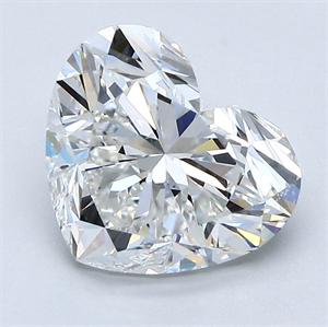 Picture of Natural Diamond 2.61 Carats, Heart with  Cut, F Color, VS2 Clarity and Certified by GIA