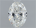 Diamante Natural 0.41 quilates, Ovalado , Color G, claridad SI1 y certificado GIA