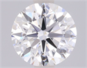 Lab Grown Diamond 1.49 Carats, Round with Ideal Cut, D Color, VS1 Clarity and Certified by IGI