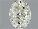 Natural Diamond 1.90 Carats, Oval with  Cut, K Color, SI1 Clarity and Certified by GIA