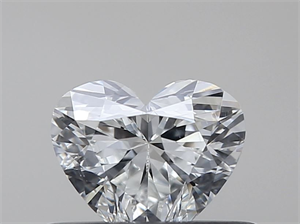 Picture of Natural Diamond 0.37 Carats, Heart with  Cut, H Color, SI1 Clarity and Certified by GIA