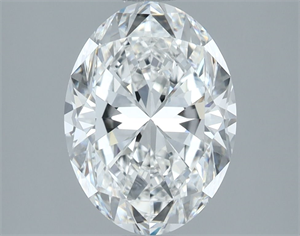 Picture of Natural Diamond 2.51 Carats, Oval with  Cut, E Color, VVS2 Clarity and Certified by GIA