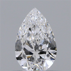 Picture of Natural Diamond 0.43 Carats, Pear with  Cut, D Color, VVS2 Clarity and Certified by GIA