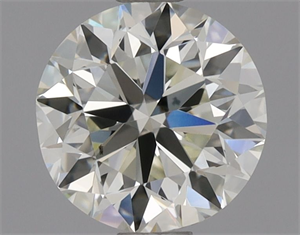 Picture of Natural Diamond 0.72 Carats, Round with Very Good Cut, L Color, VS2 Clarity and Certified by GIA