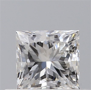 Picture of Natural Diamond 0.40 Carats, Princess with  Cut, E Color, VS2 Clarity and Certified by GIA