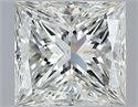 Natural Diamond 3.00 Carats, Princess with  Cut, I Color, SI1 Clarity and Certified by GIA