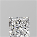 Diamante Natural 0.90 quilates, Princesa , Color F, claridad VS1 y certificado GIA