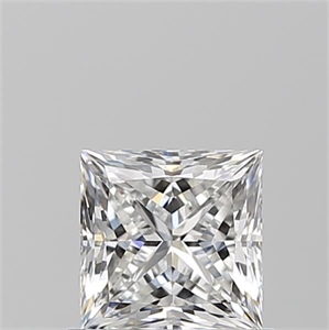 Foto Diamante Natural 0.90 quilates, Princesa , Color F, claridad VS1 y certificado GIA de