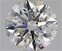 Natural Diamond 0.81 Carats, Round with Excellent Cut, F Color, VS1 Clarity and Certified by GIA