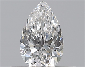 Picture of Natural Diamond 0.30 Carats, Pear with  Cut, E Color, VS1 Clarity and Certified by GIA