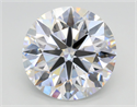 Del inventario de diamantes de laboratorio, 7.41 quilates, Redondo , Color F, claridad VS1 y certificado IGI