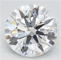 Lab Grown Diamond 3.01 Carats, Round with Ideal Cut, D Color, IF Clarity and Certified by IGI