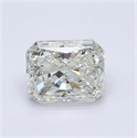 Natural Diamond 0.80 Carats, Radiant with  Cut, K Color, SI2 Clarity and Certified by GIA