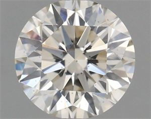 Picture of Natural Diamond 0.50 Carats, Round with Excellent Cut, K Color, SI2 Clarity and Certified by IGI