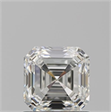 Natural Diamond 1.01 Carats, Asscher with  Cut, I Color, VVS2 Clarity and Certified by GIA