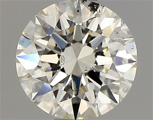 Picture of Natural Diamond 0.80 Carats, Round with Excellent Cut, I Color, SI2 Clarity and Certified by GIA