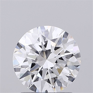 Picture of Lab Grown Diamond 2.01 Carats, Round with Ideal Cut, D Color, VVS2 Clarity and Certified by IGI