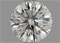 Natural Diamond 0.90 Carats, Round with Very Good Cut, J Color, VS1 Clarity and Certified by GIA