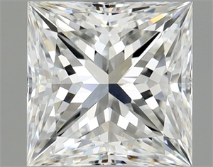 Picture of Natural Diamond 0.90 Carats, Princess with  Cut, G Color, VS2 Clarity and Certified by GIA