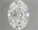 Natural Diamond 0.76 Carats, Oval with  Cut, I Color, VS2 Clarity and Certified by GIA