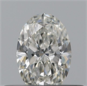 Natural Diamond 0.26 Carats, Oval with  Cut, G Color, VVS1 Clarity and Certified by GIA