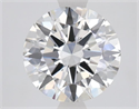 Lab Grown Diamond 1.56 Carats, Round with Ideal Cut, G Color, VS1 Clarity and Certified by IGI