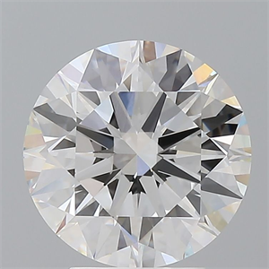 Picture of Lab Grown Diamond 3.50 Carats, Round with Ideal Cut, E Color, VVS2 Clarity and Certified by IGI