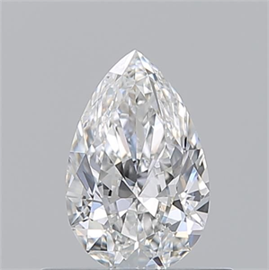 Picture of Natural Diamond 0.50 Carats, Pear with  Cut, E Color, VS1 Clarity and Certified by GIA