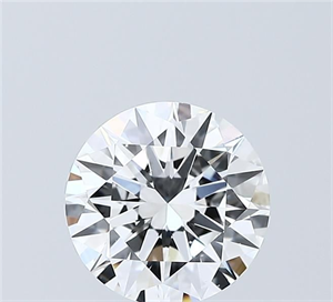 Picture of Lab Grown Diamond 2.00 Carats, Round with Excellent Cut, D Color, VVS2 Clarity and Certified by IGI