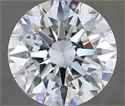 Diamante Natural 3.15 quilates, Redondo , Color H, claridad VS1 y certificado GIA