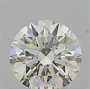 Picture of Natural Diamond 0.43 Carats, Round with Excellent Cut, L Color, IF Clarity and Certified by GIA