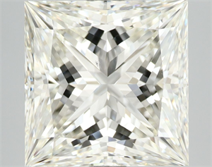 Foto Diamante Natural 5.10 quilates, Princesa , Color I, claridad VS2 y certificado IGI de