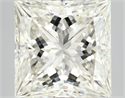 Natural Diamond 5.10 Carats, Princess with  Cut, I Color, VS2 Clarity and Certified by IGI