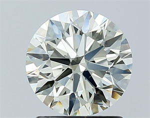 Picture of Natural Diamond 1.22 Carats, Round with Excellent Cut, K Color, VS1 Clarity and Certified by IGI