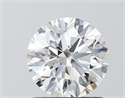 Lab Grown Diamond 1.25 Carats, Round with Ideal Cut, D Color, VVS1 Clarity and Certified by IGI