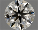 Natural Diamond 1.01 Carats, Round with Very Good Cut, I Color, VVS1 Clarity and Certified by IGI