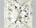 Diamante Natural 3.02 quilates, Princesa , Color J, claridad IF y certificado IGI