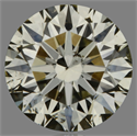 Natural Diamond 0.43 Carats, Round with Excellent Cut, M Color, SI1 Clarity and Certified by IGI