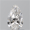Diamante Natural 0.70 quilates, De pera , Color F, claridad VVS2 y certificado GIA