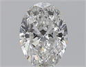 Natural Diamond 1.21 Carats, Oval with  Cut, F Color, SI2 Clarity and Certified by GIA